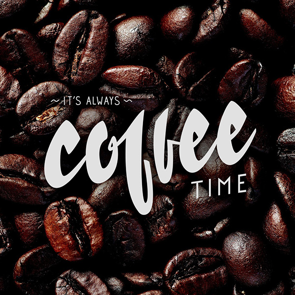 coffee lettering
