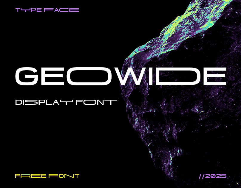 geowide typeface examples architecture magazine