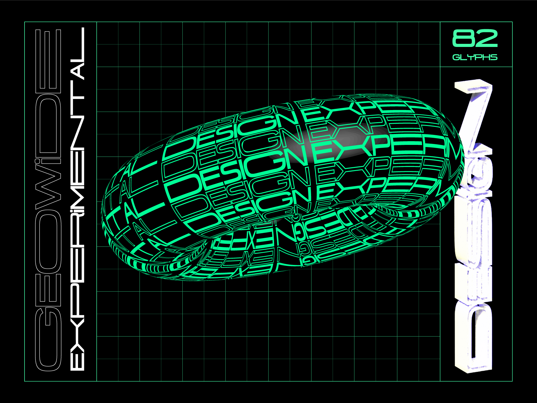 geowide typeface examples trust yourselft and be bold 