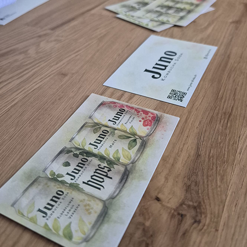 Juno cards for brand presence